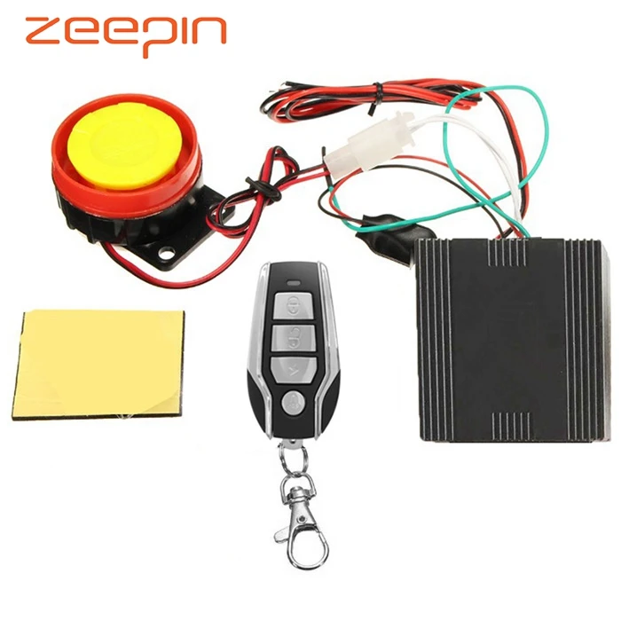 

Motorcycle Engine Start Button Anti-theft Device with Remote Control Key Universal Motor Scooter Security Alarm System Protect