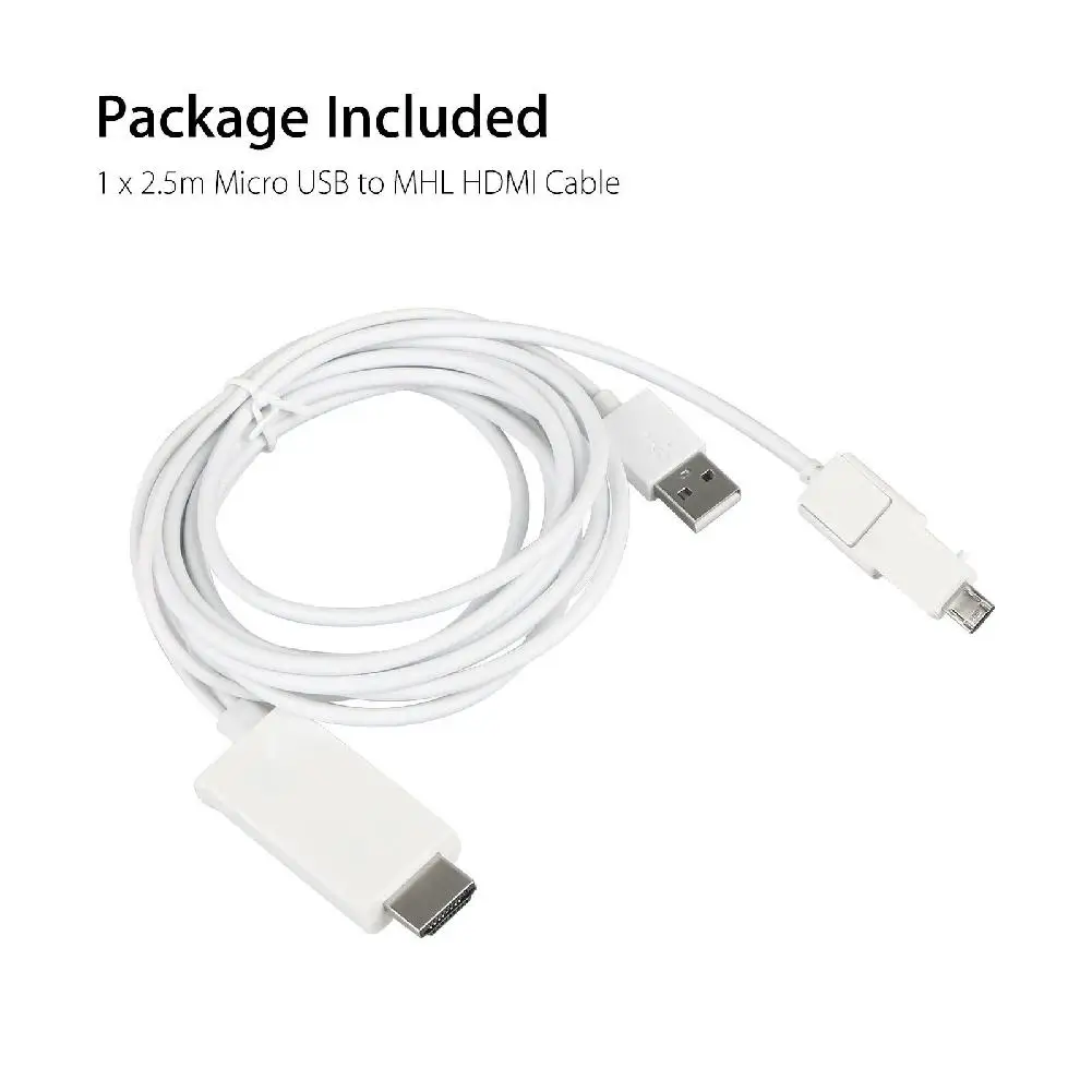 Новинка 5Pin и 11Pin Micro USB для MHL на HDMI 1080P HD TV Кабель адаптер Android Samsung смартфона
