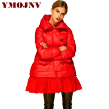 YMOJNV/высокое качество, плотные теплые женские зимние пуховики с капюшоном, Женское пальто, женская уличная куртка