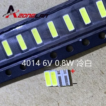 

50PCS/LOT 4020 4014 SMD LED Beads Cold white 1W 6V 150mA For TV/LCD Backlight LED Backlight High Power LED 4020