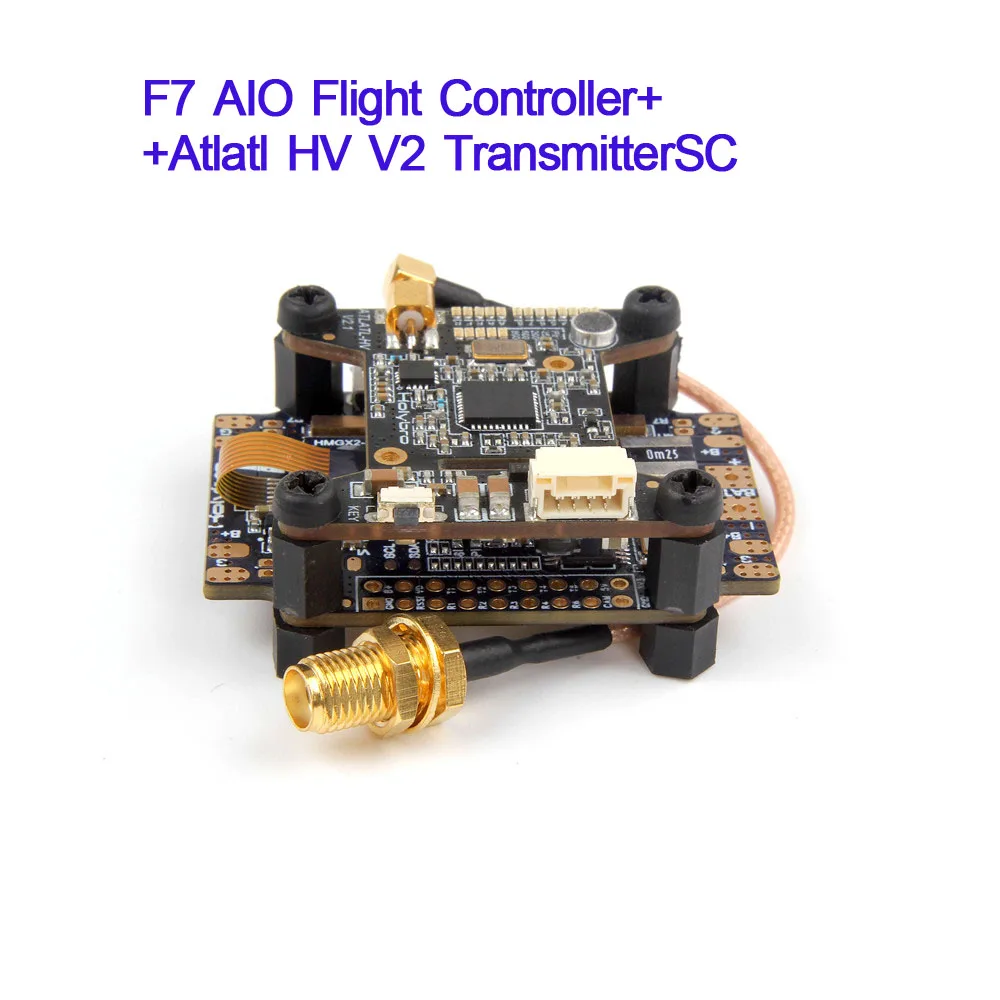 Контроллер полета holybroo Kakute F7 AIO/Tekko32 35A BLHeli_32 ESC Dshot1200 2 6S / Atlatl HV V2 FPV передатчик для