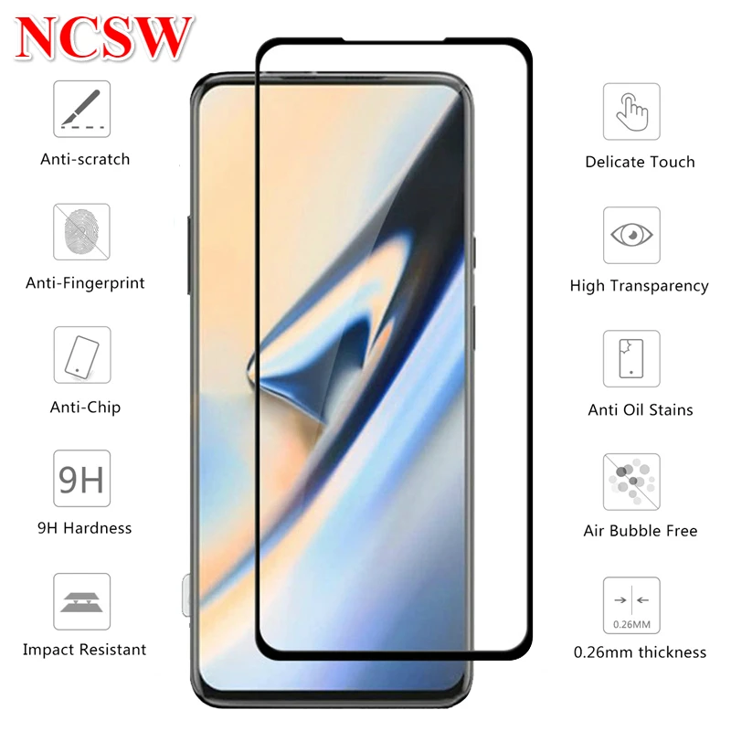 

Full Glue Tempered Glass for OnePlus 7 Screen Protector OnePlus 6 T Protective Film Full Coverage OnePlus 5T 5 3 T Premium Glass