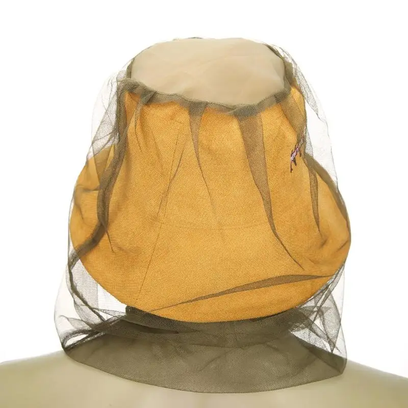 Походные кепки для рыбалки против насекомых, комаров шляпа от насекомых москитная сетка головы Защита для лица E5M1