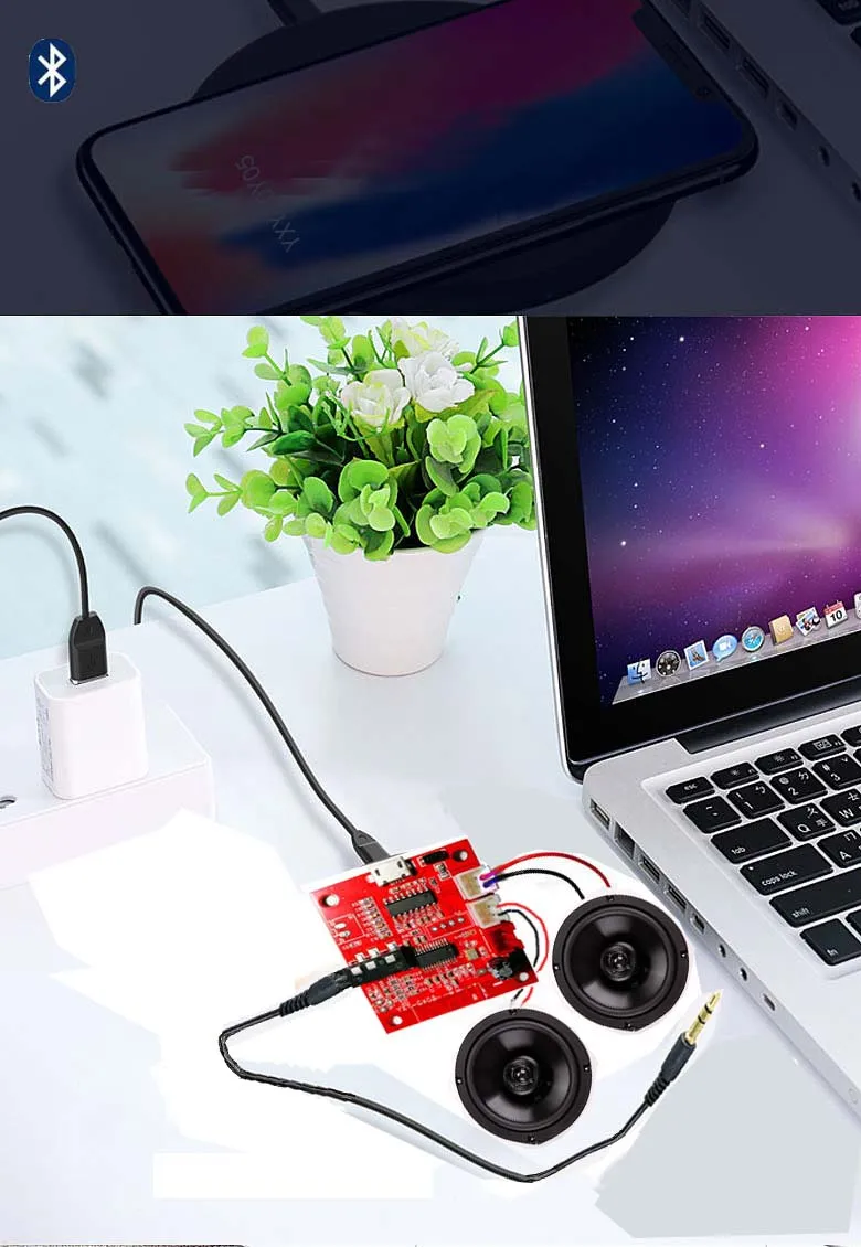 CLAITE 1 шт. ЦАП Bluetooth 4 2 приемник Плата декодера модуль стерео аудио Мощность