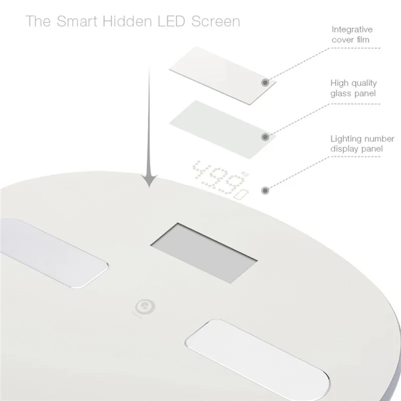 Digoo DG-SO38H 180 кг напольные весы смарт электронный светодиодный цифровой Вес Ванная комната баланс bluetooth приложение монитор для получения Fit APP