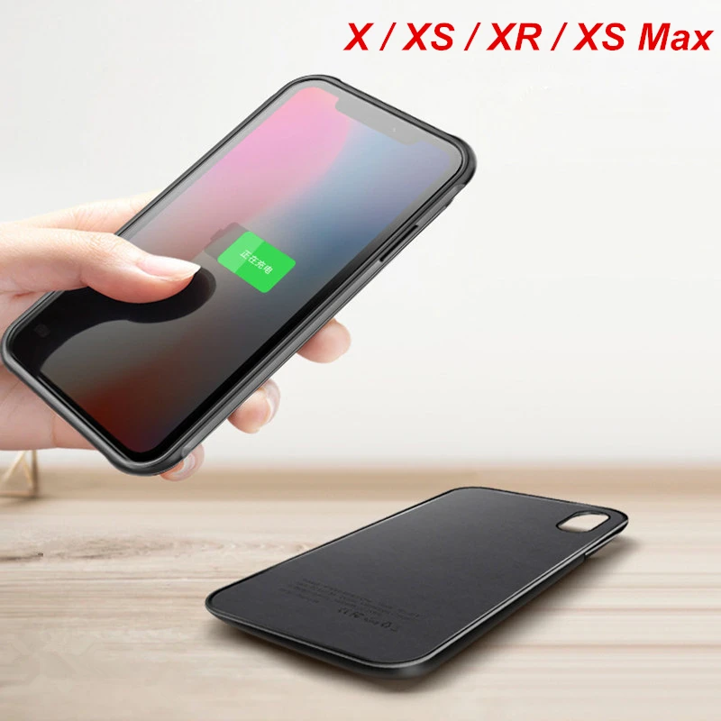 Чехол для аккумулятора Leioua 5000 мАч для Iphone X XS XR XS Max, чехол для аккумулятора, Раздельный чехол для беспроводной зарядки