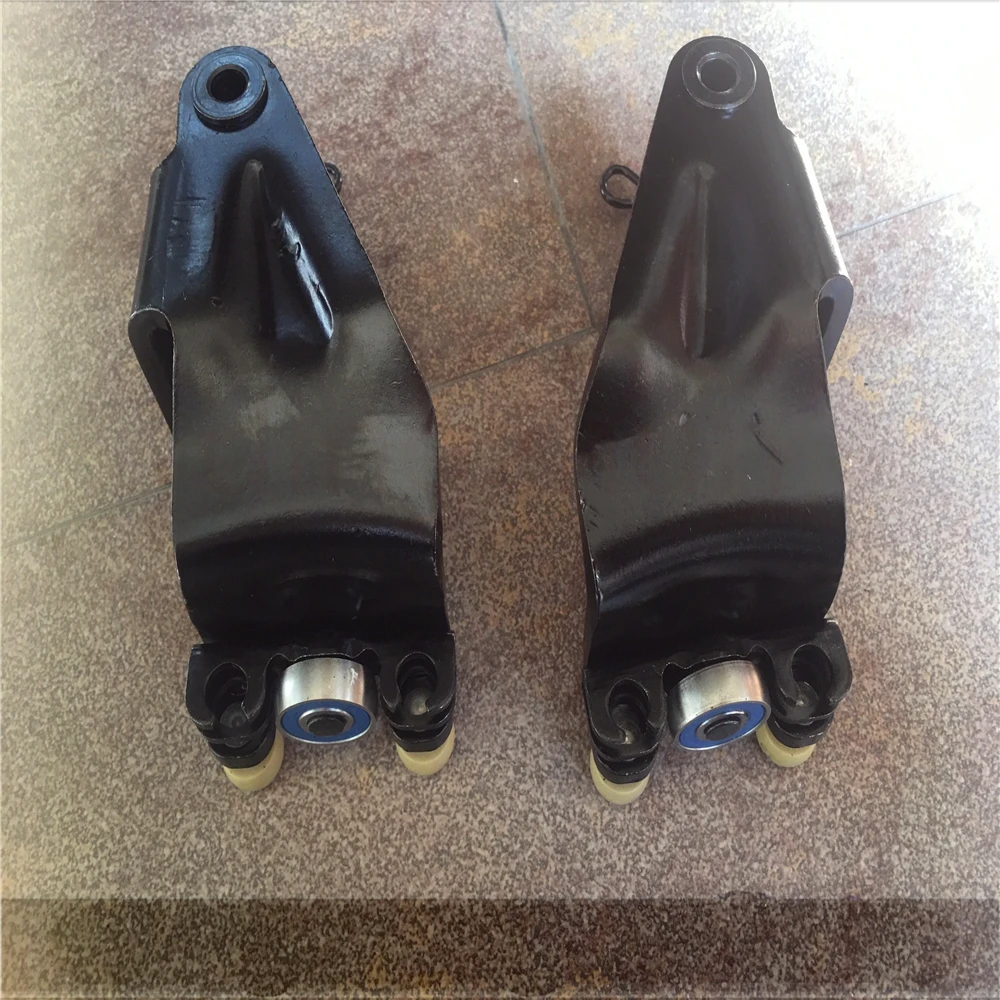 

924-128 924-129 Pair Left & Right Center Mount Sliding Door Rollers For 05-10 Honda Odyssey
