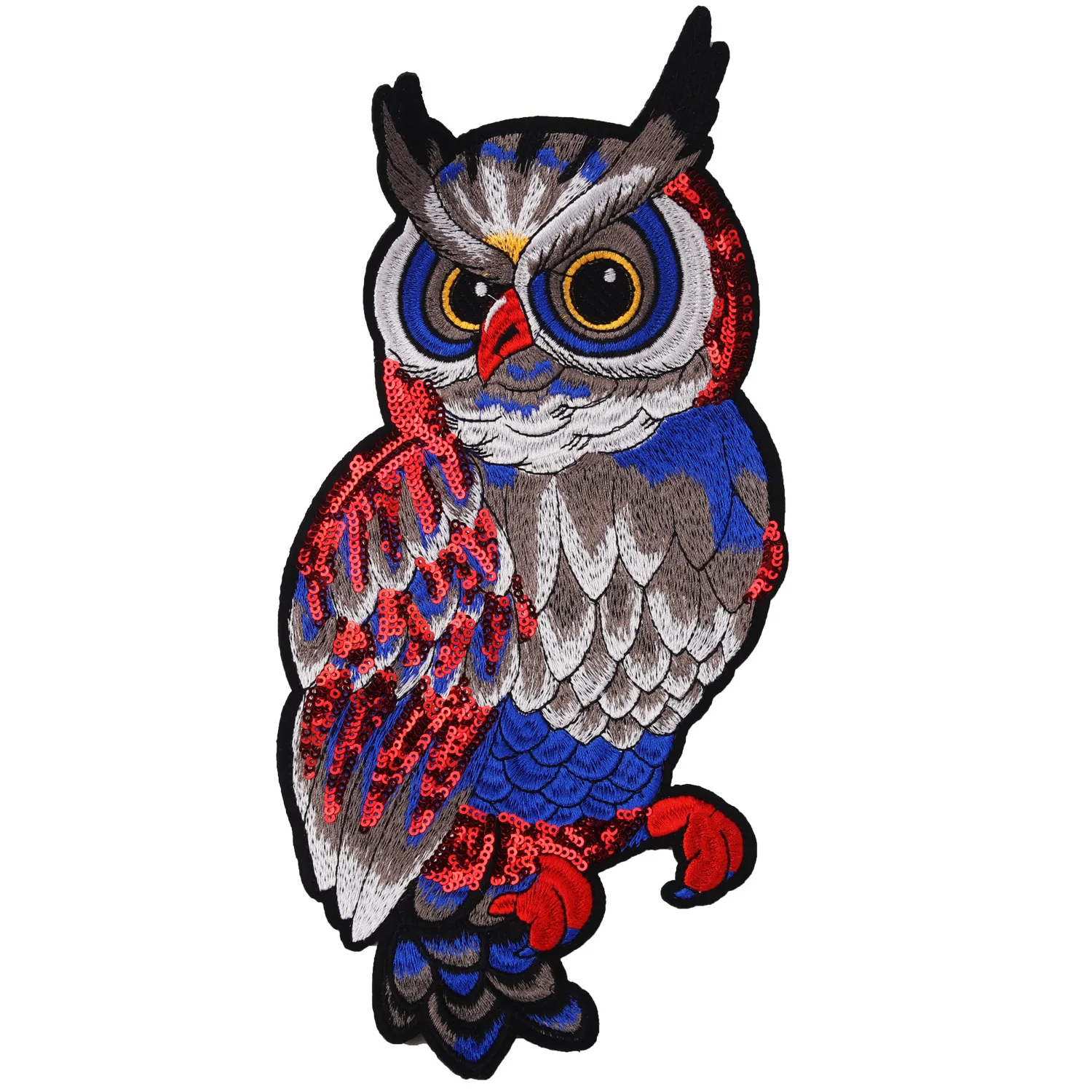 

PGY Colorful Animal Appliques Cartton Owl Patches Iron On patches for clothing 3D High Quality Clothes Bags Shoes Badges Sticker