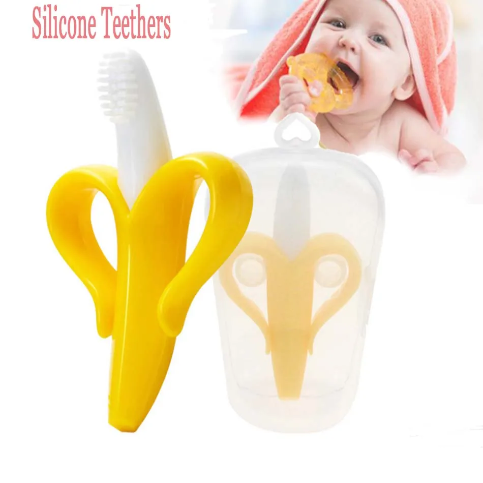 

12 Styles Food Grade Silicone Teethers DIY Animal Baby Ring Teether Infant Baby Chew Charms Kids Teething Gift Toddler Toys