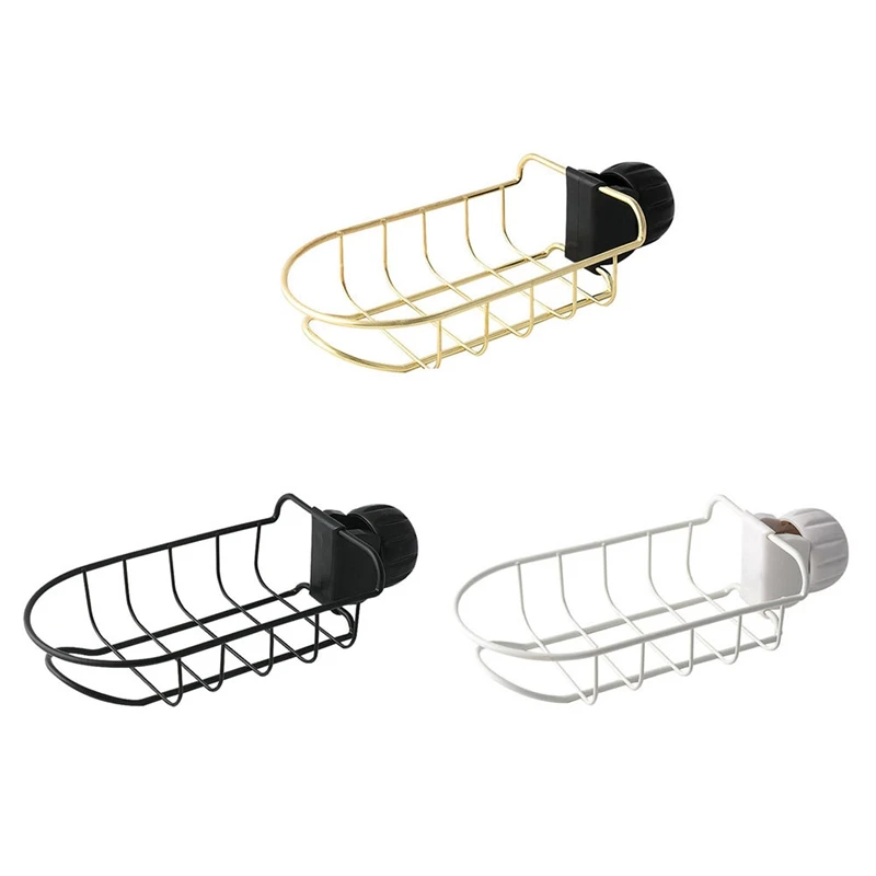 المطبخ استنزاف تخزين الرف الحمام المنزل بالوعة المنظم اكسسوارات شنقا صنبور تخزين الحديد رفوف الجوف خارج لكمة شحن