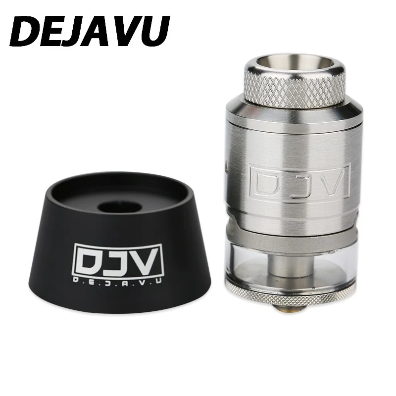 

DEJAVU RDTA 2ml Capacity Rebuildable Tank for Easy Dual Coils Building 24mm DJV RDTA E-cigarette Tank Vs Manta RTA Zeus Dual