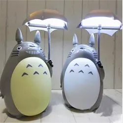 Большой размер Тоторо ночной Светильник перезаряжаемый Kawaii Baby Luces мультяшный Ночной светильник для чтения прикроватная лампа украшение