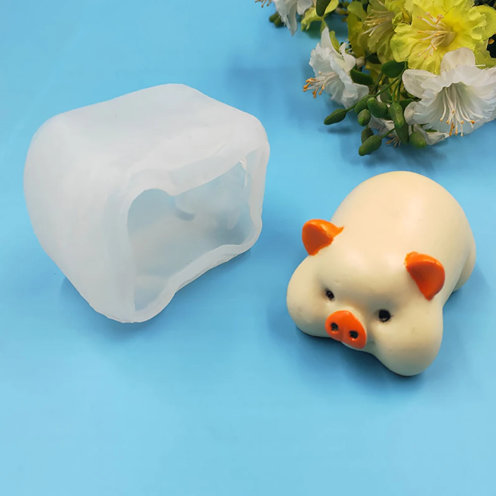 

2019 New Pig Mousse Cake Silicone Mold Cookie Ice Cream Fondant Molds Candy Chocolate Pudding Mould Art Cake Decoration Tools