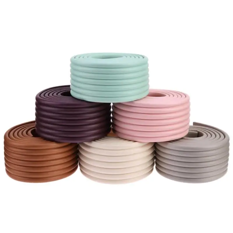 

1PC 2M Baby Safety Table Desk Strip Edge Protector Table Guard Strip Soft Children Safety Crash Bar Corner Foam Bumper