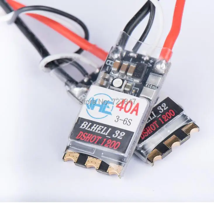 

NEW 40A 3-6S Blheli 32 Brushless ESC Dshot1200 Ready RGB LED for RC Models Multicopter FPV Racing DIY Spare Part Accs