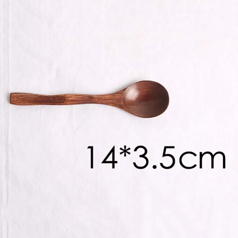 4 шт. деревянная чашка ручной работы и ложка для рис мисо сервировки дома Кухня Посуда
