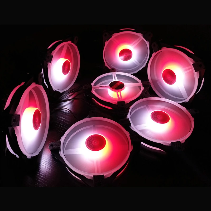 COOLMOON чехол для компьютера PC охлаждающий вентилятор RGB настраиваемый