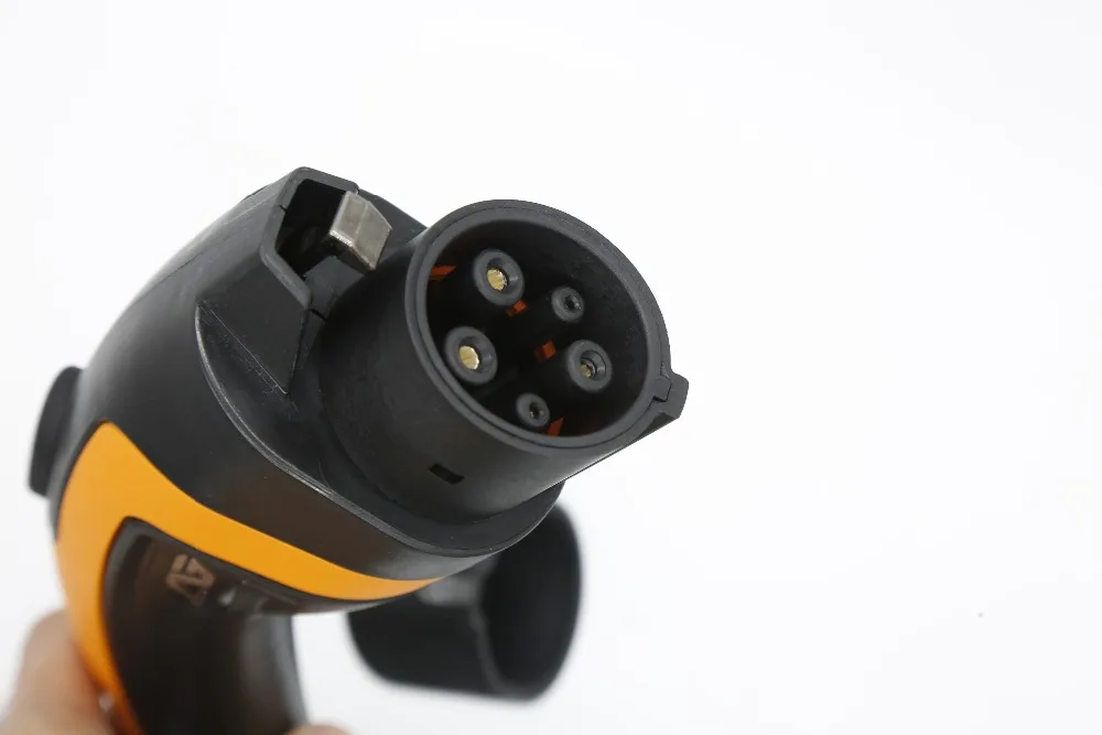 

16A 32A SAE J1772 Electrical Plugs with 1M UL/TUV Cable single phase EV Connector 85-220V Standard Grounding AC Plug