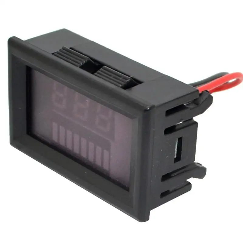 Мини DIY цифровой вольтметр постоянного тока 2 4 V 30V проводной LED ЖК дисплей Дисплей