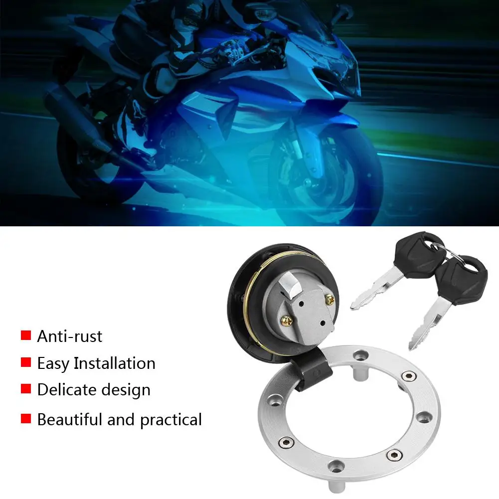 Suzuki Gas Fuel Tank Cap Lock W//Key Motorcycle Accessories Fit for SUZUKI GSXR600 GSXR 750 1996-2003 SV1000 GSX-R1000 Gas Fuel Tank Cover Cap