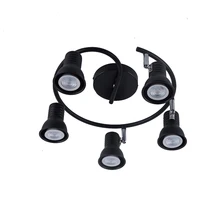 Wrought Iron Ceiling Lights for Living Room 5 Heads Vintage Industrial Loft Nordic Ceiling Lamps for Home Lighting Fixtures vintage led ceiling lights rope hang lamp for home living room nordic bar lighting ceiling fixtures industrial decor luminaire