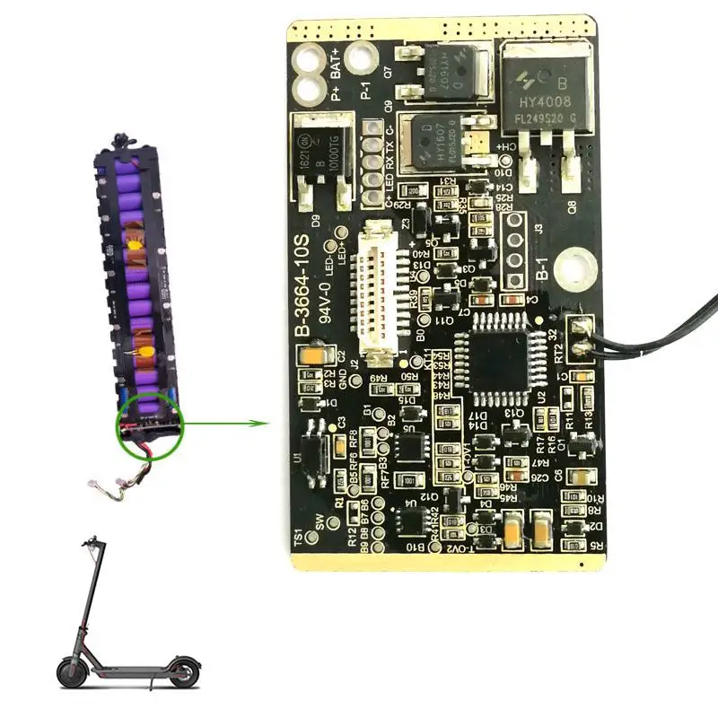 

BIKIGHT Scooter Circuitboard Board Motherboard Battery Replace Spare Part For Xiaomi Electric Scooter Battery P rotection Board