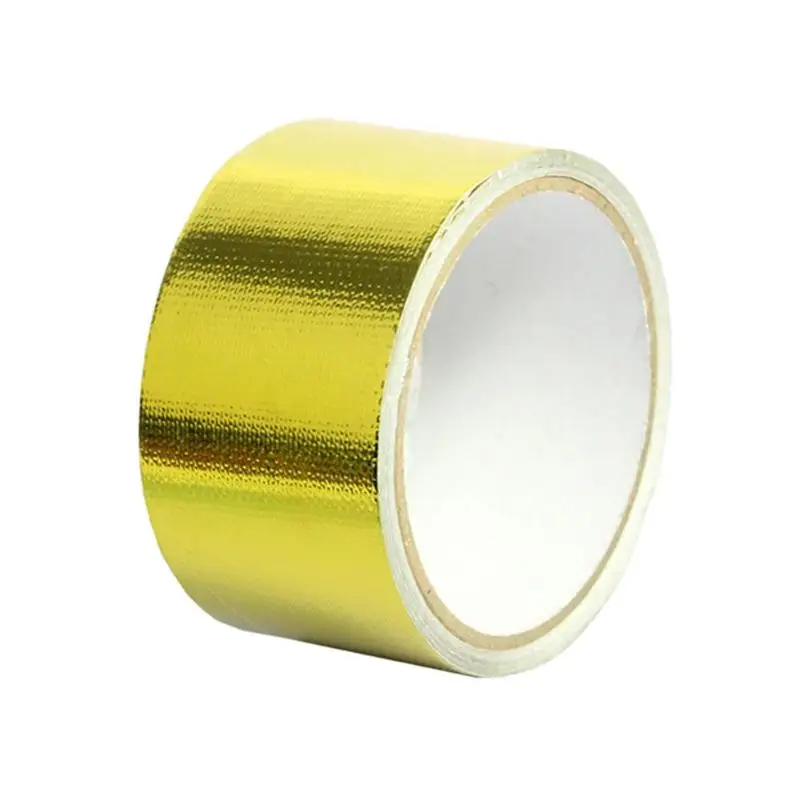 

New 1.97"x16' Aluminum Foil Heat Shield Thermo Turbo Wrap Tape For Car Truck Intake Intercooler Reflective Insulation Kit Refit