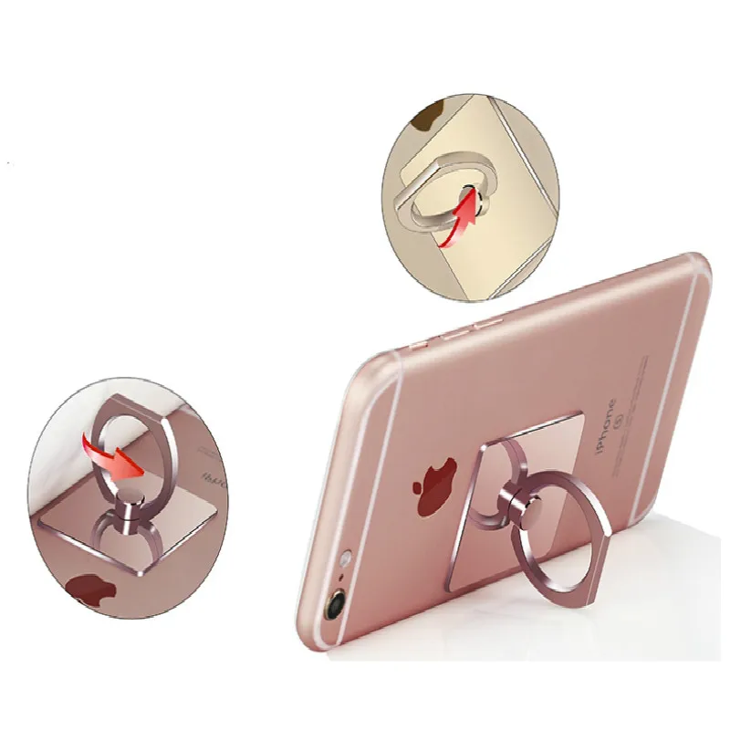 NEW Finger Ring Mobile Phone Smartphone Stand Holder For iPhone X 8 7 6 Plus 5S Smart Phone IPAD MP3 Car Mount Stand For Samsung