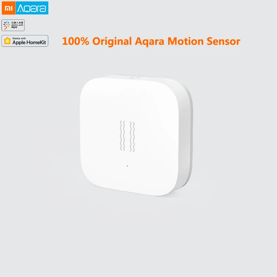 

Original Xiaomi Mijia Aqara Vibration Shock Sensor Built In Gyro Motion Detection Sensor Mi Home App Home Safety Monitor Alarm