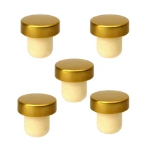 5 шт/лот резиновое Т-образное Пиво Сода вино с пробкой пробка для бутылок уплотняющая Пробка крышка бутылки принадлежности для кухонного бара бар инструменты