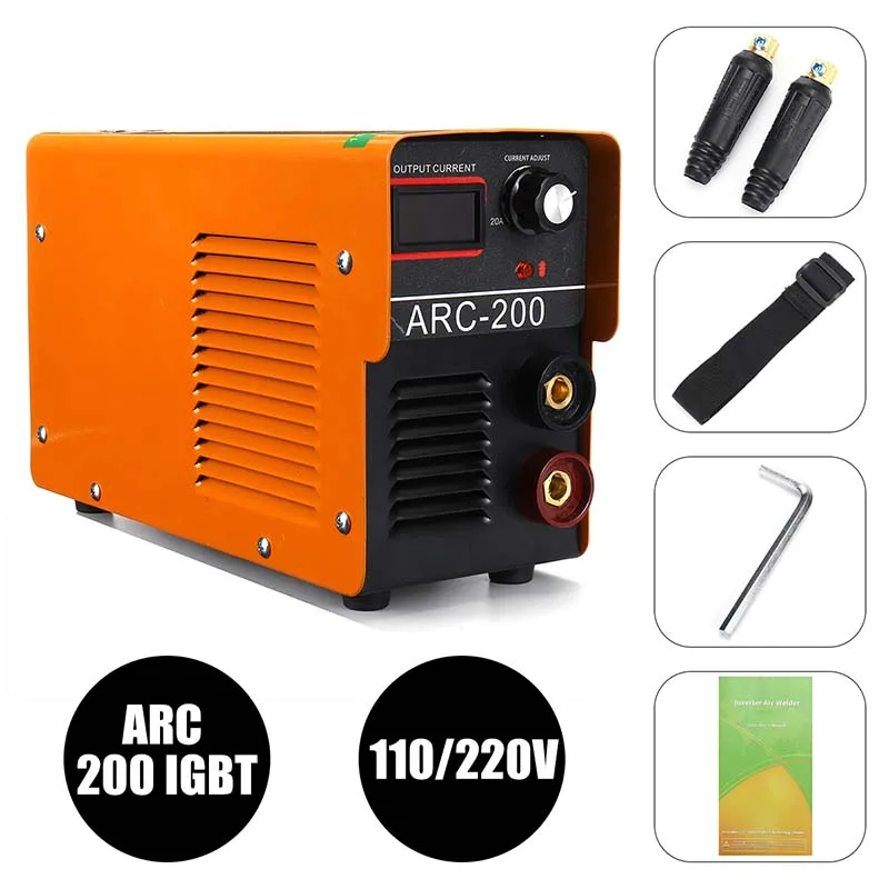 Сварочные аппараты FORGELO 100 В ~ 220 IGBT DC инверторные сварочные дуговые MMA сварочный