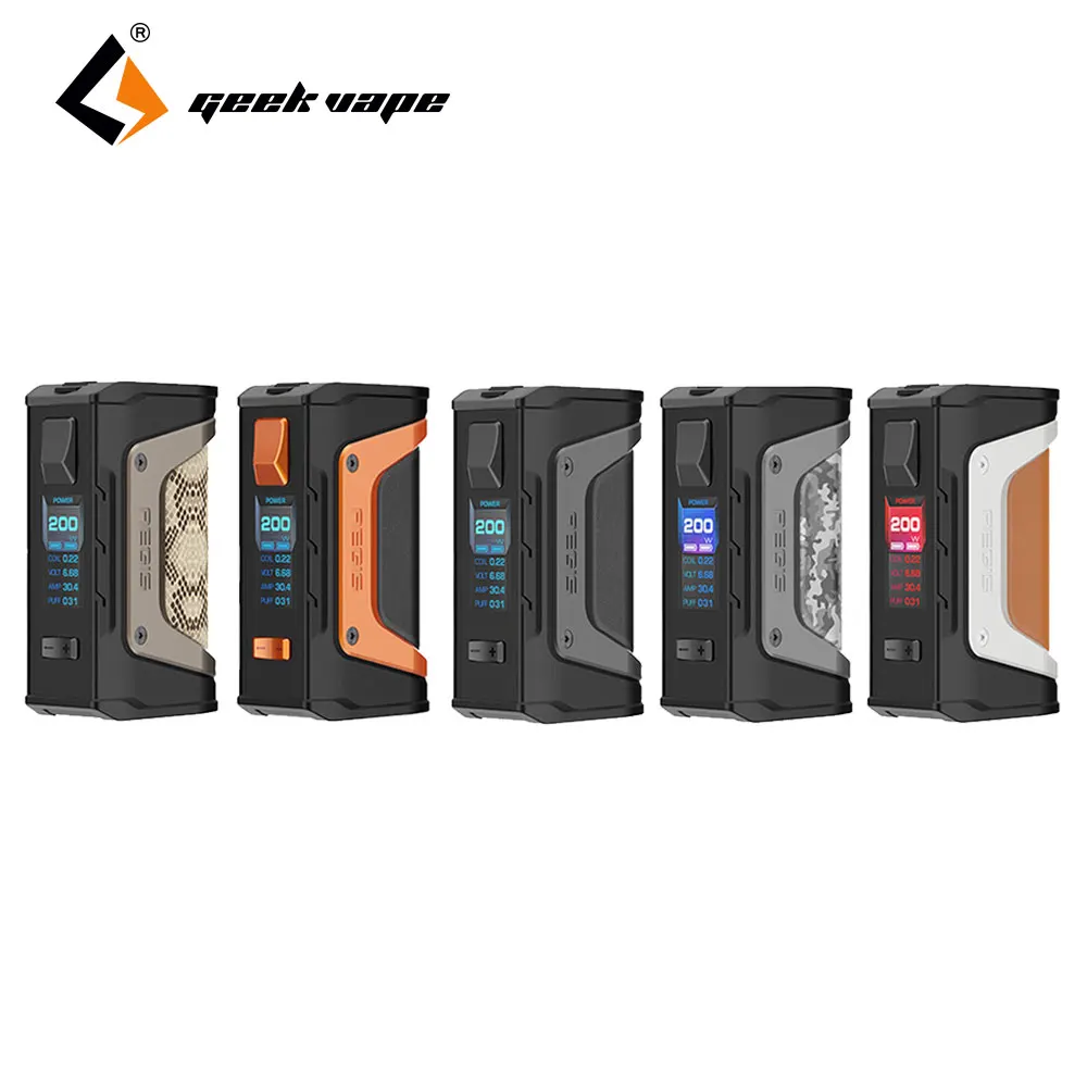 2 шт./лот Новый GeekVape Aegis Mod aegis Legend 200 Вт TC бокс мод электронные сигареты без батареи