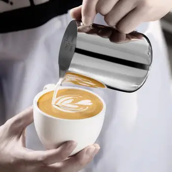 

Frothing Steaming Pitcher Garland Cup 350ml for Espresso Machine Coffee Milk Frother and Latte Maker