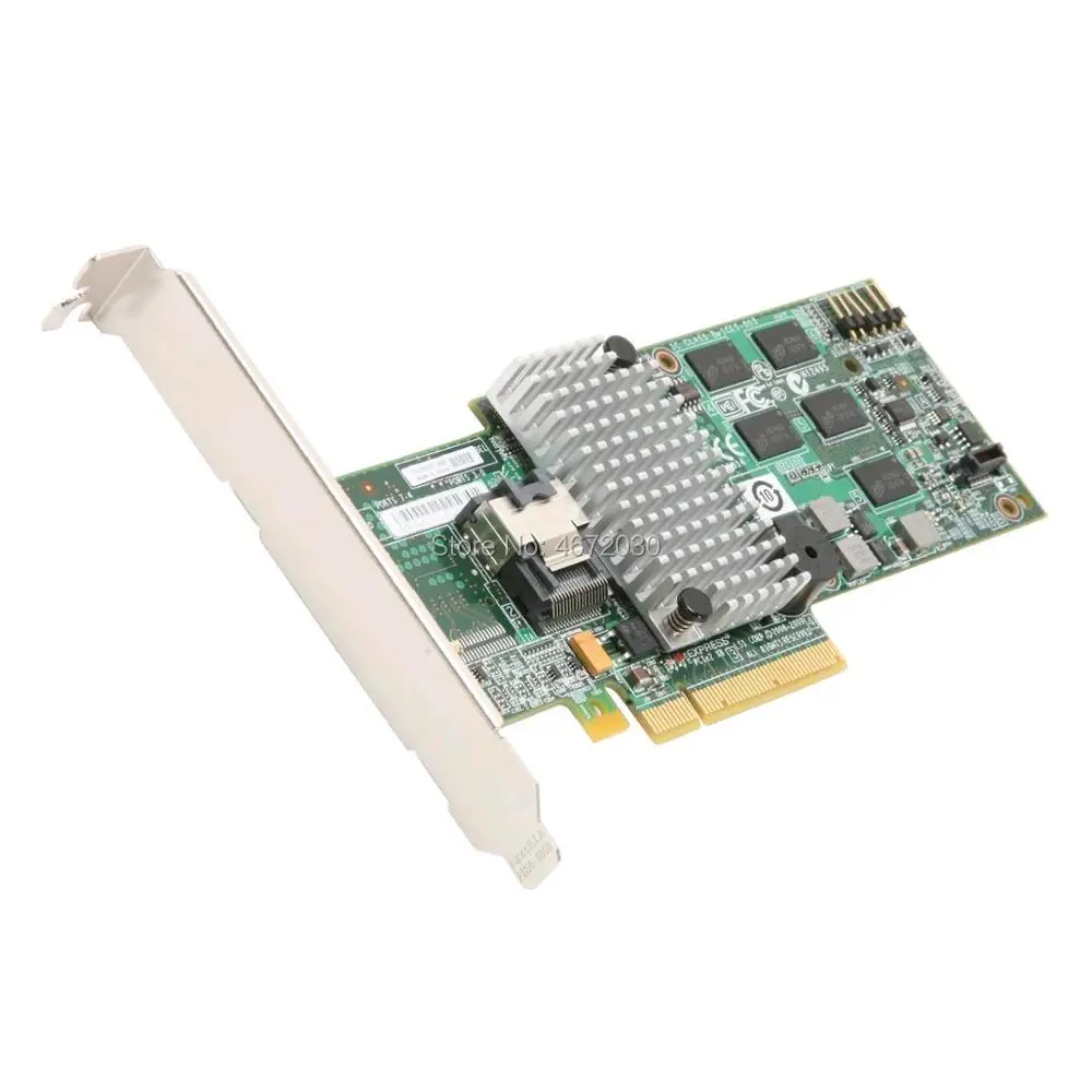 Новая карта контроллера Broadcom Avago LSIMegaRAID SAS 9260 4i LSI00197 4 порта 512 Мб кэш памяти SFF8087 6 ГБ