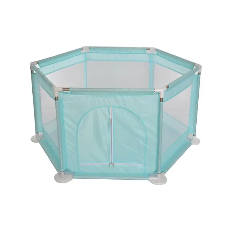 Online 4 Warna Anak anak Hexagonal Boks Playard Mainan Dicuci Bola Laut Renang untuk Bayi Balita Bayi  bayi Aman Merangkak