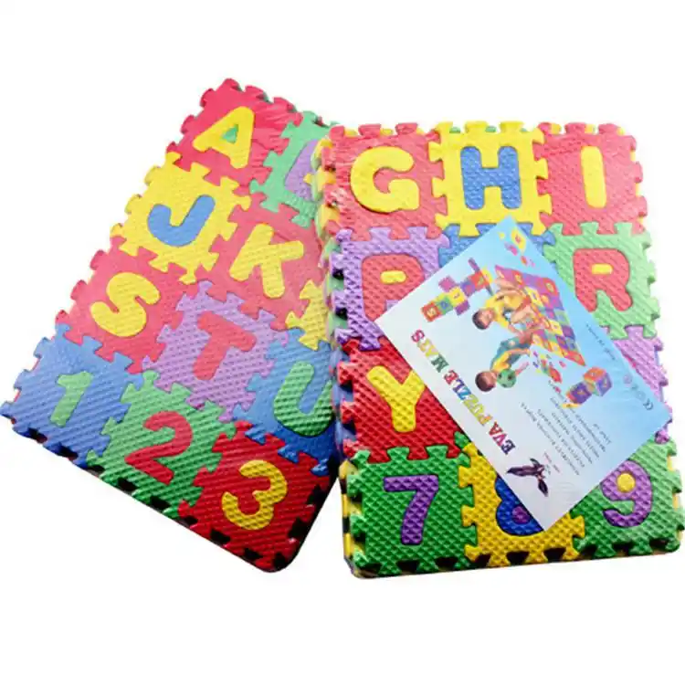 baby play mat letters numbers