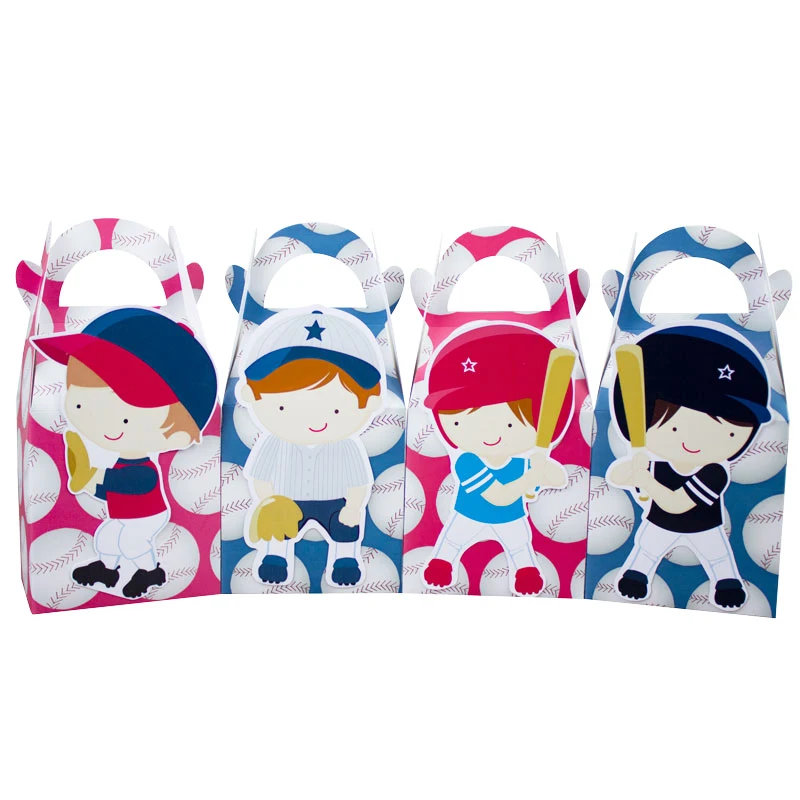 

Baseball Player Favor Box Candy Box Gift Box Cupcake Box Boy Kids Birthday Party Supplies Decoration Event Party Supplies