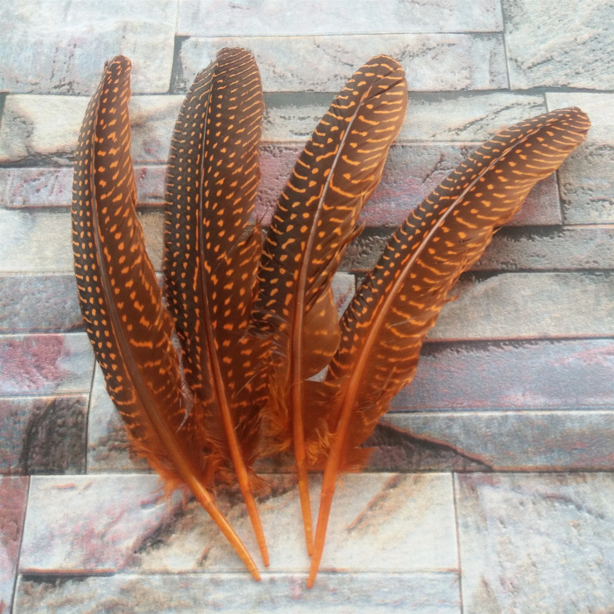 Wholesale perfect 10pcs high quality 6 8inch/15 20cm long Orange pearl