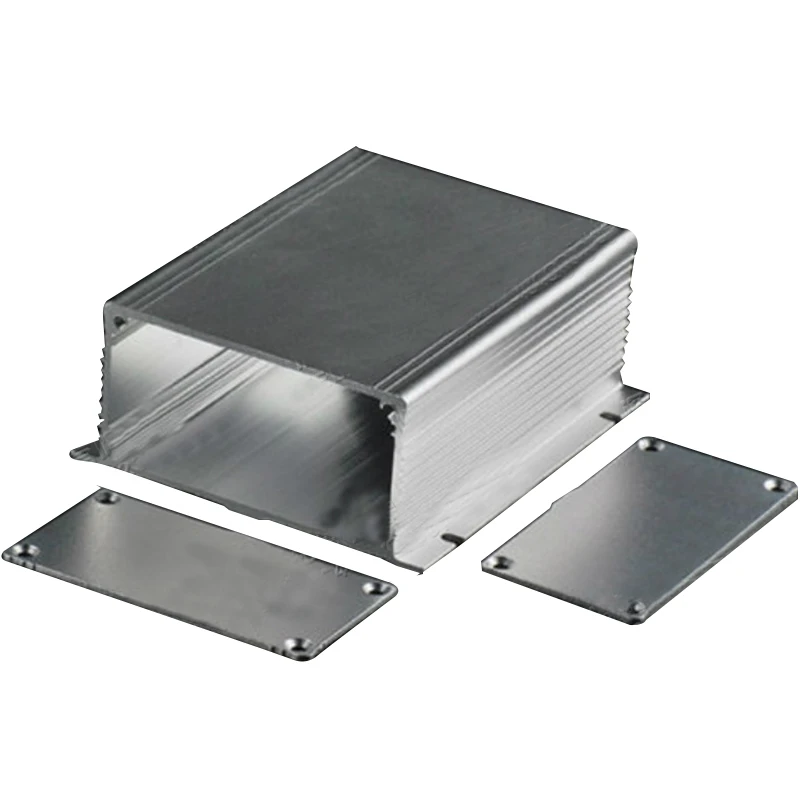 

Electronic Aluminum Enclosure Silver Extruded Power PCB Instrument Box Case 88x39x100mm