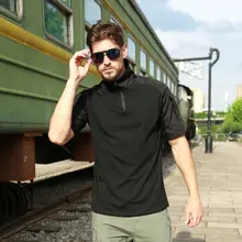 Для мужчин летняя футболка Пейнтбол тактический лягушка короткий рукав Военная Униформа камуфляж хлопок футболки Охота Одежда