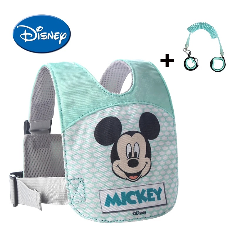 

Disney Anti Lost Wrist Leash Baby Safety Cartoon pink Backpack Breathable Adjustable Harness Toddler Wristband Walking Assistant