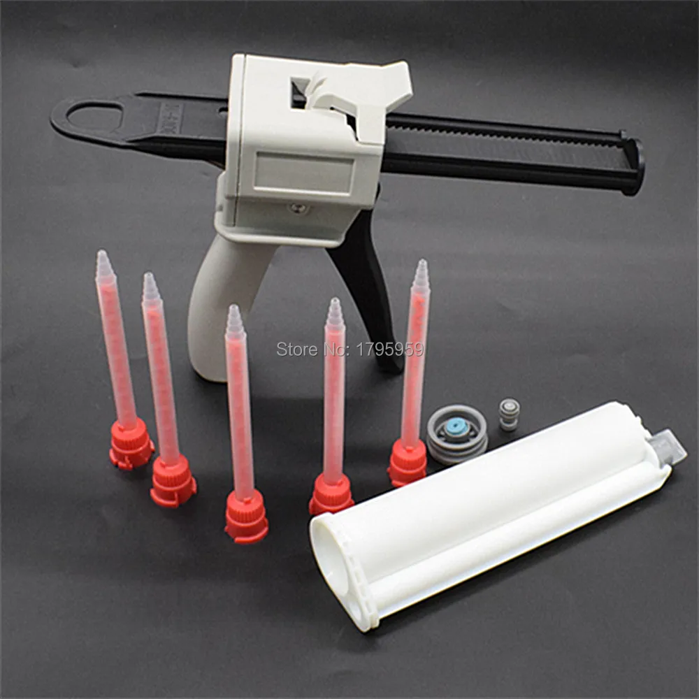 75ml 101 Glue Gun Two Component AB Glue Dispensing Gun Dispenser with