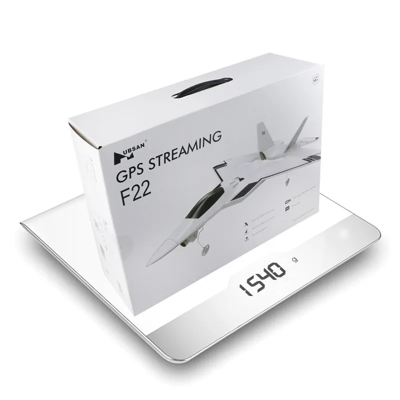 HUBSAN F22 310 мм размах крыльев EPO FPV RC самолет с камерой 720P и передатчиком HT015B с gps дроном матовый 2,4 ГГц 4CH RTF Дрон