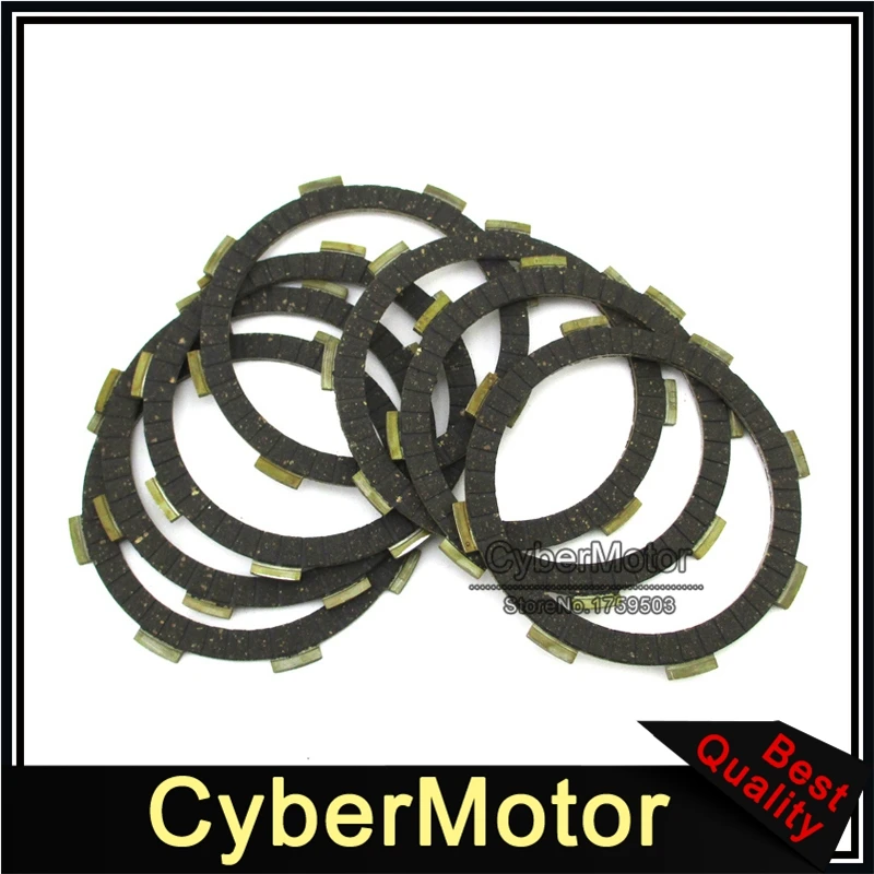 7pcs/Pack Engine Clutch Friction Plate For CG CB 200cc 250cc ATV Quad Dirt Motor Bike Motorcycle