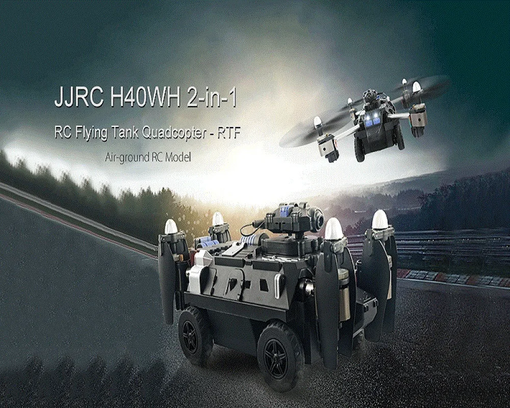 

New Arrival Jjrc H40wh Rc Drone With 720p Hd Camera Altitude Air Land Ground Mode Rc Quadcopter Car Drones Helicopter Toys