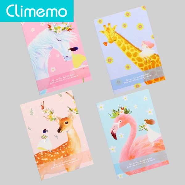 

2019 New Flamingo cover Ins Notebook 16k Soft Cover Diary Journal Flamingo Deer Stationary for School B5 NP251