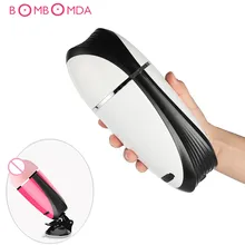 Japan Realistic Vagina Anal Double Tunnels Masturbation Cup Sex Toys For Men Pussy 180 Degrees Rotate Hands Free Cup