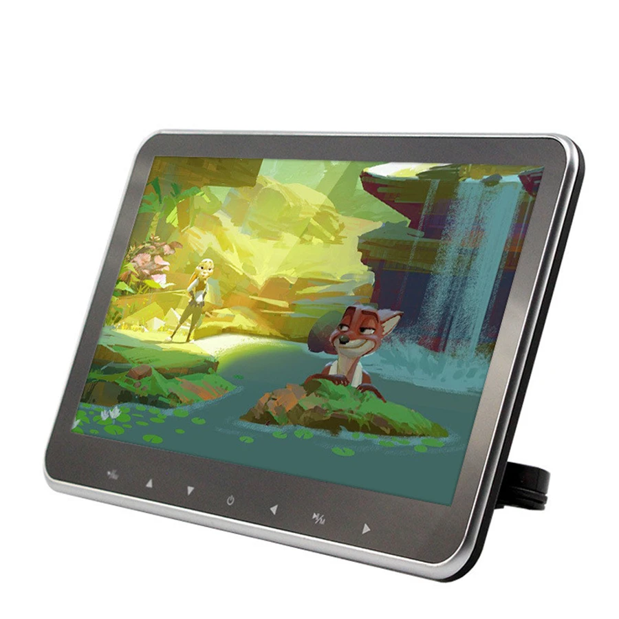 

Universal 10.1 Inch Ultra-thin Car Headrest Monitor 1366*768 HD MP5 Player TFT Screen Touch Button with USB/SD/HDMI Slot