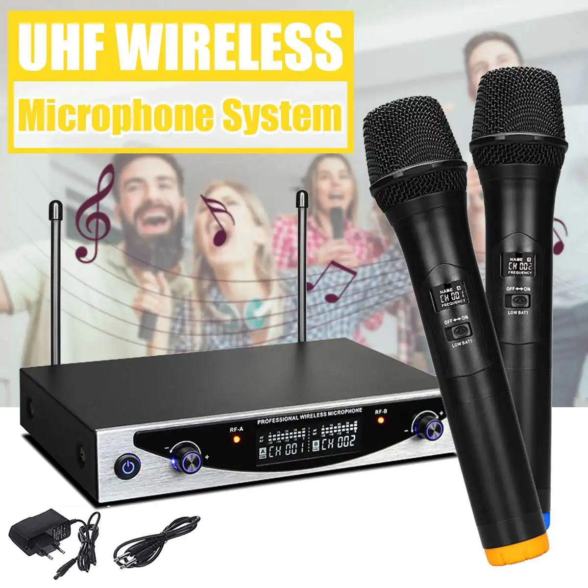 2 ูุทุนุฉ UHF ุงููุงุณููู ุงูู
ููุฑููููุงุช ุงูู
ูููุฉ ุงููุงุณูููุฉ ุงูู
ูุซู ูุฏู ู
ููุฑูููู ู
ุน ุงุณุชูุจุงู Mic ูุธุงู
ุงูู
ุฒุฏูุฌ Kareoke KTV 2 ูุทุนุฉ UHF ุงููุงุณููู ุงูู
ููุฑููููุงุช ุงูู
ูููุฉ ุงููุงุณูููุฉ ุงูู
ูุซู ูุฏู ู
ููุฑูููู ู
ุน ุงุณุชูุจุงู Mic ูุธุงู
ุงูู
ุฒุฏูุฌ Kareoke KTV