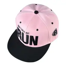 Camo Run Письмо Snapback Бейсбол кепки Камуфляж хип хоп шапка для спортивных занятий на свежем воздухе Street Dance модные повседневное розовая шляпа для мужчин женщин